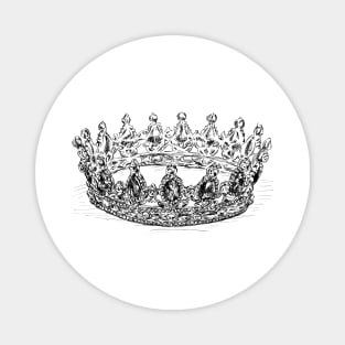 Crown Illustration Magnet